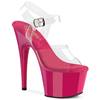 Pleaser - ADORE708 Sandale à bride à la cheville - Transparent/Rose Product image